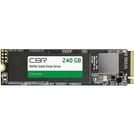  SSD CBR SSD-240GB-M.2-LT22, серия Lite 240 GB, M.2 2280, PCIe 3.0 x4, NVMe 1.3 