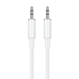  Кабель AUX (папа-папа) Borofone BL21 Lemon 100см   (white) (236077) 