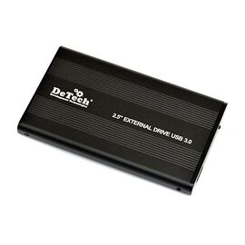  Внешний карман для жесткого диска DeTech DT-EX25U3 Black 