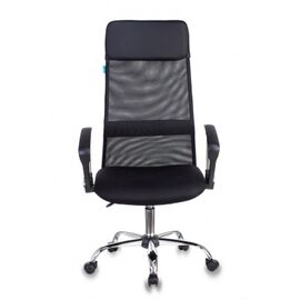  Кресло руководителя Бюрократ KB-6N/SL/B/TW-11 черный TW-01 TW-11 сетка крестовина хром 