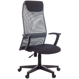 Кресло Бюрократ KB-8 TW-04 TW-12 (KB-8/DG/TW-12) сетка/ткань темно-серый 