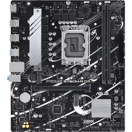  MB s1700 ASUS PRIME B760M-R D4, Intel B760, 2xDDR4-3200 МГц, 1xPCI-Ex16, 2xM.2, Micro-ATX 