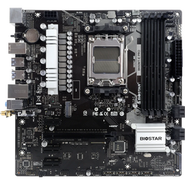  Материнская плата Biostar B650MT-E Pro SocketAM5 AMD B650 4xDDR5 mATX AC`97 8ch(7.1) 2.5Gg RAID+HDMI+DP 