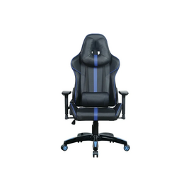  Кресло игровое BRABIX GT Carbon GM-120 (531930) на колесиках, эко.кожа, 1шт. в комплекте черный/синий 