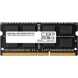  ОЗУ CBR CD4-SS16G32M22-01 DDR4 SODIMM 16GB PC4-25600, 3200MHz, CL22, 1.2V 