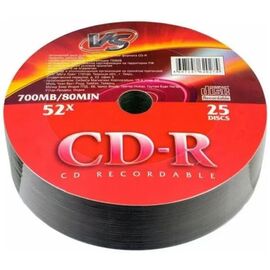  VS CD-R 80 52x Shrink/25, (Арт. VSCDRSH2501) 