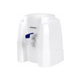  Кулер-водораздатчик SONNEN TS-01W (456175) без нагрева и охлаждения, настольный, 1 кран, белый 
