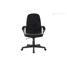  Кресло руководителя Бюрократ CH 002 LT20 Fabric черный Light-20 крестов. пластик 
