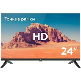  24" Телевизор BQ 24F32B черный 1366x768, HD READY, 60 Гц 