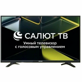  32" Телевизор ASANO 32LH5010T черный 1366x768, HD READY, 60 Гц, Wi-Fi, Smart TV, Салют ТВ 
