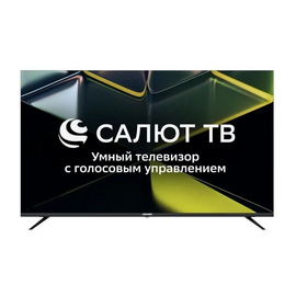  55" Телевизор ASANO 55LU5030T черный 3840x2160, 4K Ultra HD, 60 Гц, Wi-Fi, Smart TV, Салют ТВ 