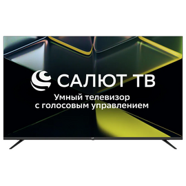  55" Телевизор LEFF 55U680T черный 3840x2160, 4K Ultra HD, 60 Гц, Wi-Fi, Smart TV, Салют ТВ 