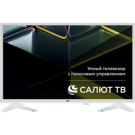  43" Телевизор LEFF 43U691T белый 3840x2160, 4K UltraHD, 60 Гц, Wi-Fi, Smart TV, Салют ТВ 