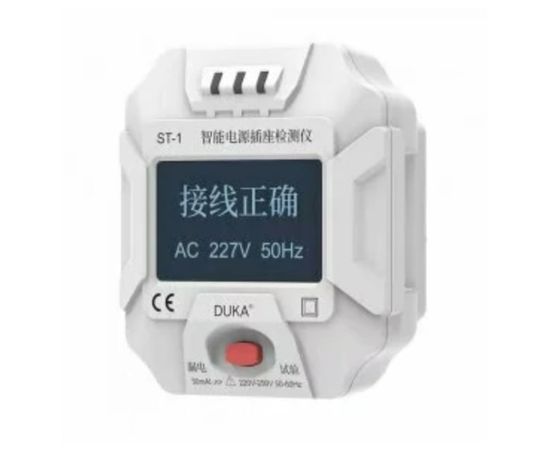  Тестер напряжения Xiaomi Duka Socket Tester (ST-1) White ST-1 