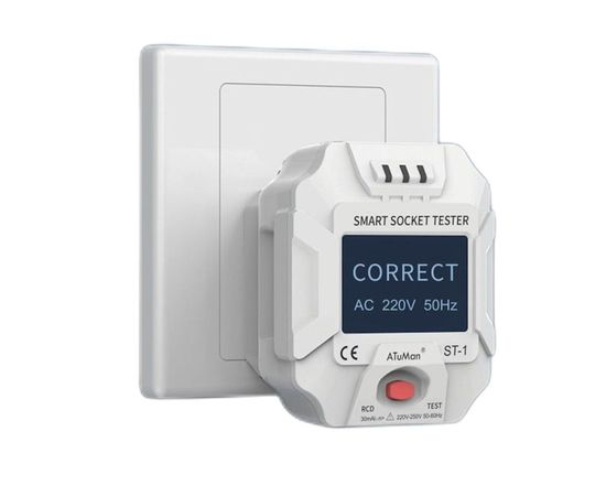  Тестер напряжения Xiaomi Duka Socket Tester (ST-1) White ST-1 