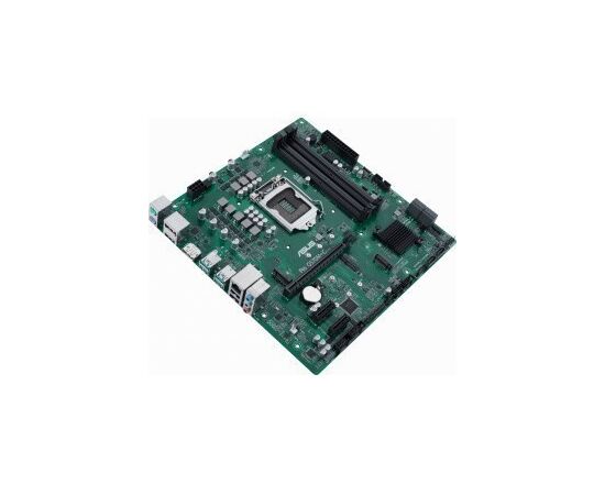  Материнская плата ASUS PRO Q570M-C/CSM (90MB1700-M0EAYC), LGA1200, Q570, 4*DDR4, D-Sub+DP*2+HDMI, SATA6, Audio, USB 3.2*7, LPT*1 header (w/o cable), COM*2 header (w/o cable), mATX 