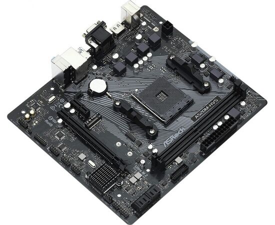  MB sAM4 Asrock A520M-HVS, mATX, AMD A520, 2xDDR4, 1xPCI-E3.0x16/2xPCI-E2.0x1, 4xSATA3/1xM.2, RTL8118AS GLAN, ALC887, 4xUSB3.1/2xUSB2.0, HDMI/DVI-D 