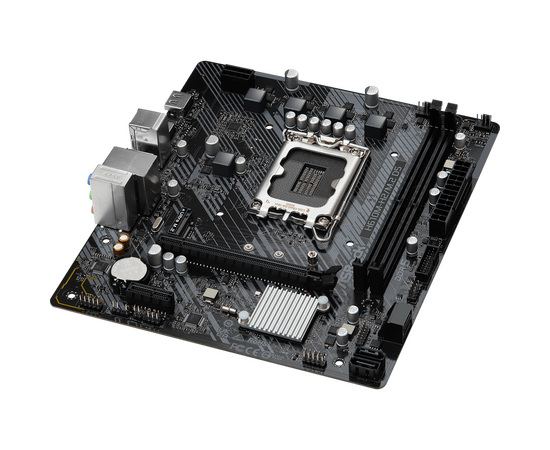  MB s1700 ASRock H610M-H2/M.2 D5, Intel®H610, 2xDDR5-4800, HDMI+HDMI, 1xPCI-Ex16, 1xPCI-Ex1, 4xSATA3, 1xM.2, 8Ch Audio, GLan, (4+2)xUSB2.0, (2+2)xUSB3.2, 1xPS/2, mATX, RTL 