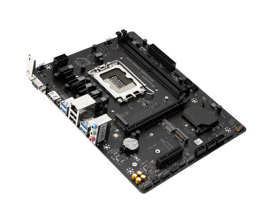  MB s1700 Maxsun MS-Challenger B760M-N D5 (6940709692387), 2*DDR5, 1*PCIEx16, 1*PCIEx4, 2*M.2, 6*USB3.2Gen1, 6*USB2.0, 3*SATA3.0, 1G, VGA, HDMI, M-ATX, RTL 