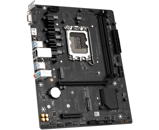  MB s1700 Maxsun MS-Challenger B760M-N D5 (6940709692387), 2*DDR5, 1*PCIEx16, 1*PCIEx4, 2*M.2, 6*USB3.2Gen1, 6*USB2.0, 3*SATA3.0, 1G, VGA, HDMI, M-ATX, RTL 
