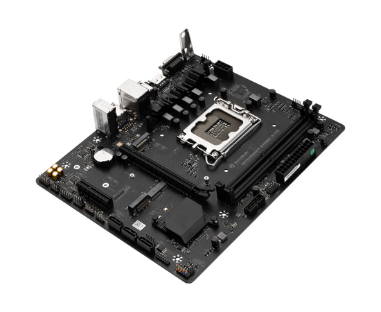  MB s1700 Maxsun MS-Challenger B760M-N D5 (6940709692387), 2*DDR5, 1*PCIEx16, 1*PCIEx4, 2*M.2, 6*USB3.2Gen1, 6*USB2.0, 3*SATA3.0, 1G, VGA, HDMI, M-ATX, RTL 