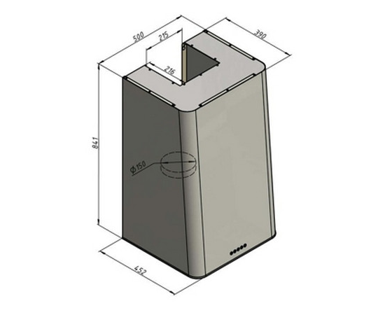  Вытяжка ELIKOR КВ Mix 50Н-650-Э3Д Retail Kitchen (951324) Better, нерж/срб 