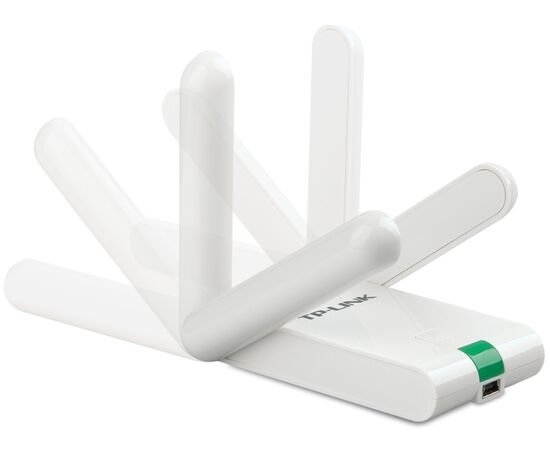  TP-LINK TL-WN822N, Wi-Fi USB Адаптер, 300Mbps High Gain (высокого усиления), Atheros, 2T2R, 2.4GHz, 2x2 MIMO, elegant desktop housing, USB extension cable, 2 fixed antennas 