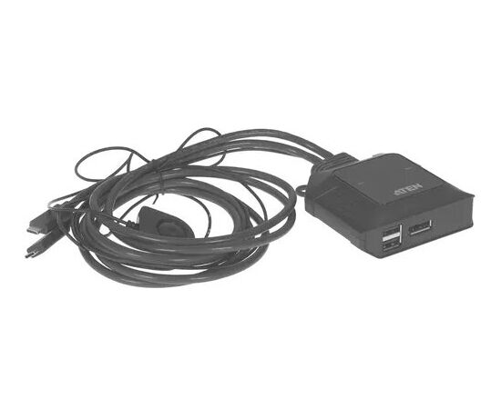  KVM-переключатель Aten US3312-AT 2-Port USB-C 4K DisplayPort Cable KVM Switch 