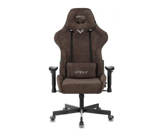  Кресло игровое Бюрократ Viking Knight LT10 Fabric коричневый крестовина металл 