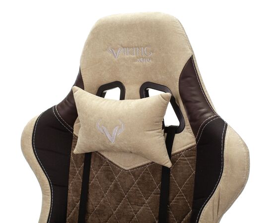  Кресло Zombie Viking 7 Knight Fabric (Viking 7 Knight BR) текстиль/эко.кожа коричневый/бежевый 