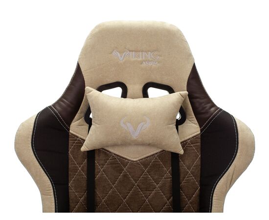  Кресло Zombie Viking 7 Knight Fabric (Viking 7 Knight BR) текстиль/эко.кожа коричневый/бежевый 