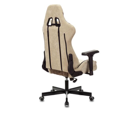  Кресло Zombie Viking 7 Knight Fabric (Viking 7 Knight BR) текстиль/эко.кожа коричневый/бежевый 