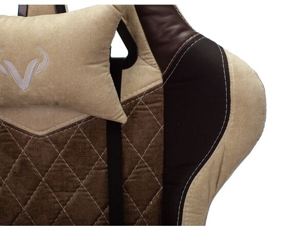  Кресло Zombie Viking 7 Knight Fabric (Viking 7 Knight BR) текстиль/эко.кожа коричневый/бежевый 