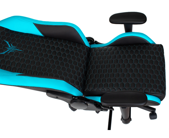  Кресло Knight Neon LBlue черный/голубой 