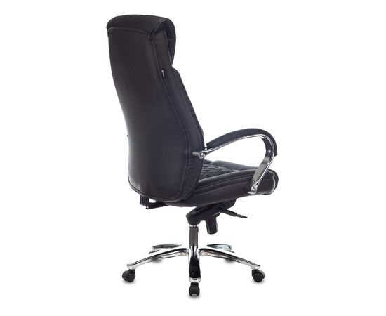  Кресло Бюрократ T-9924SL/Black кожа черный 