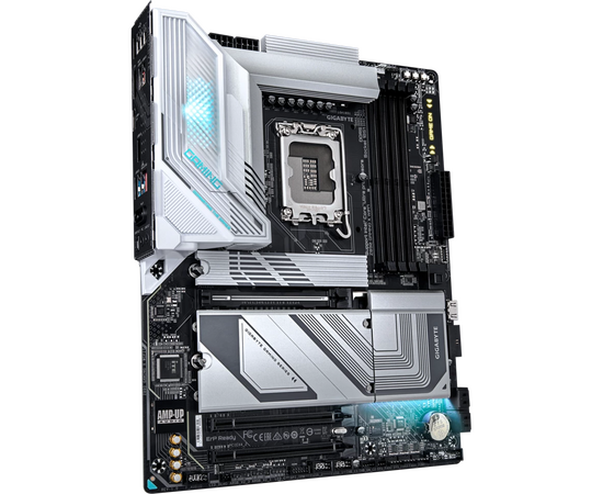  MB s1851 Gigabyte Z890 Gaming X Wifi7, Intel Z890, 4xDDR5-6400 МГц, 3xPCI-Ex16, 4xM.2, Standard-ATX 