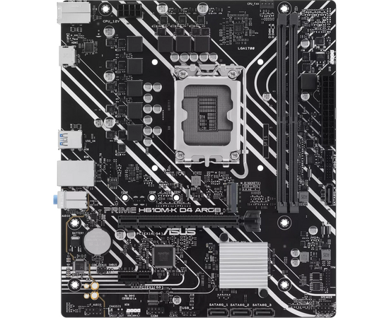  Материнская плата ASUS PRIME H610M-K D4 ARGB (90MB1HN0-M0EAY0) 