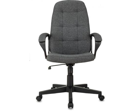  Кресло руководителя Бюрократ CH 002 Fabric серый 3C1 крестов. пластик 