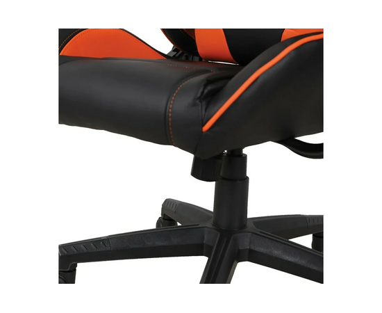  Кресло игровое BRABIX GT Racer GM-100 (531925) на колесиках, эко.кожа, 1шт. в комплекте черный/оранжевый 