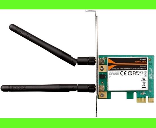  Wi-fi адаптер D-Link DWA-548/10/C1A беспроводной PCI Express адаптер N300 