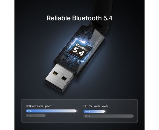  Mercusys MA550H USB-адаптер Bluetooth 5.4 Nano с увеличенным радиусом действия 