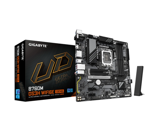  Материнская плата GIGABYTE B760M DS3H Wifi6E GEN5 