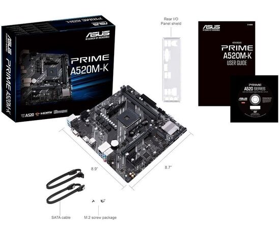  Материнская плата (90MB1500-M0EAY0) PRIME A520M-K 