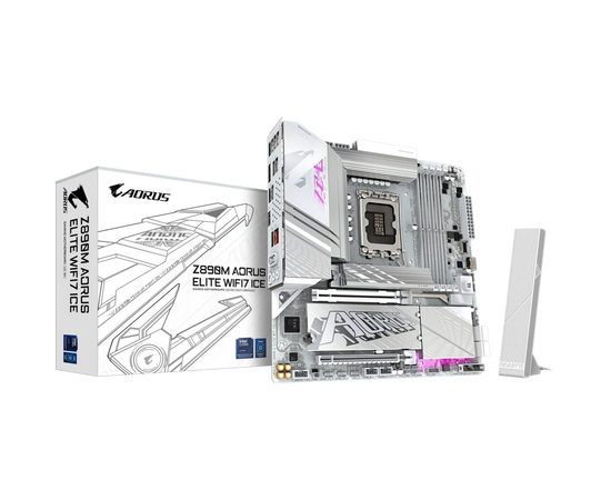  Материнская плата Gigabyte Z890M Aorus Elite Wifi7 Ice 