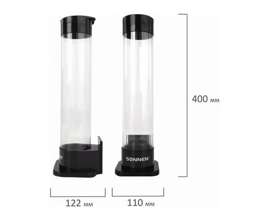  Стаканодержатель SONNEN BL-70 (455001) 70 стаканов, на винтах, черный 